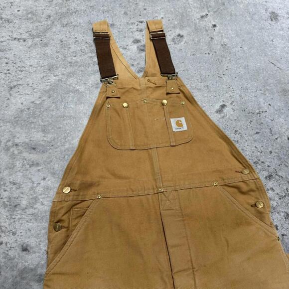 Vintage Carhartt Double Knee Insulated Overalls - Picture 2 of 6
